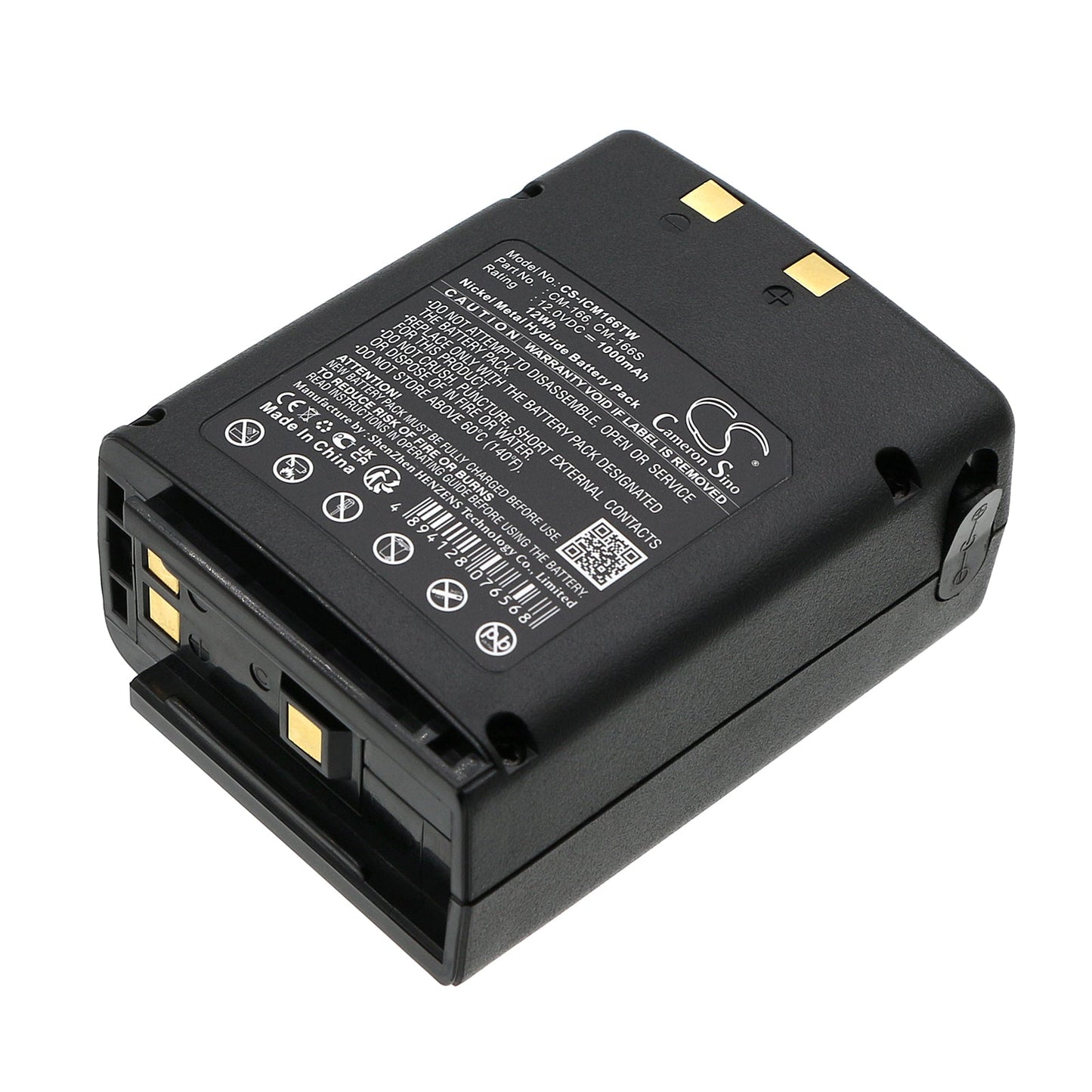 Replacement Battery for Icom IC-A22 – Two-Way Radio – 1000mAh / 12.00Wh / 12.0V