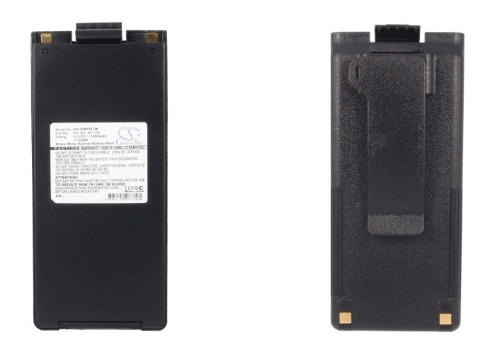 Replacement Battery for ICOM IC-3FX – Two-Way Radio – 1800mAh / 17.28Wh / 9.6V