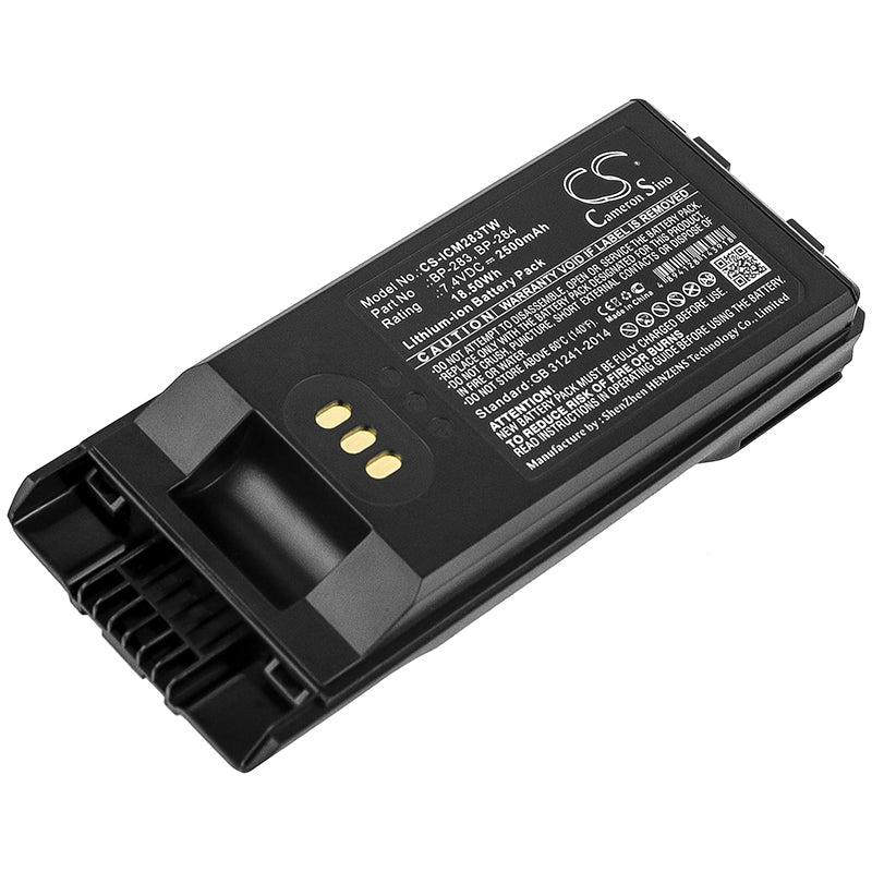 Replacement Battery for Icom IC-F3400 – Two-Way Radio – 2500mAh / 18.50Wh / 7.4V
