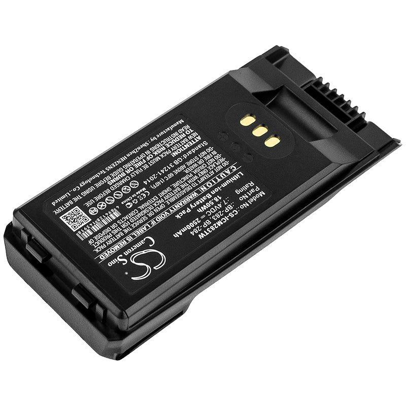 Replacement Battery for Icom IC-F3400 – Two-Way Radio – 2500mAh / 18.50Wh / 7.4V