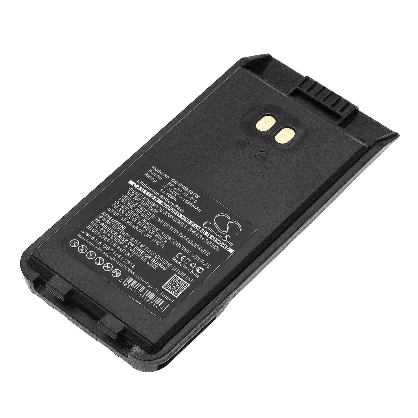 Replacement Battery for Icom F1000 – Two-Way Radio – 1500mAh / 11.10Wh / 7.4V