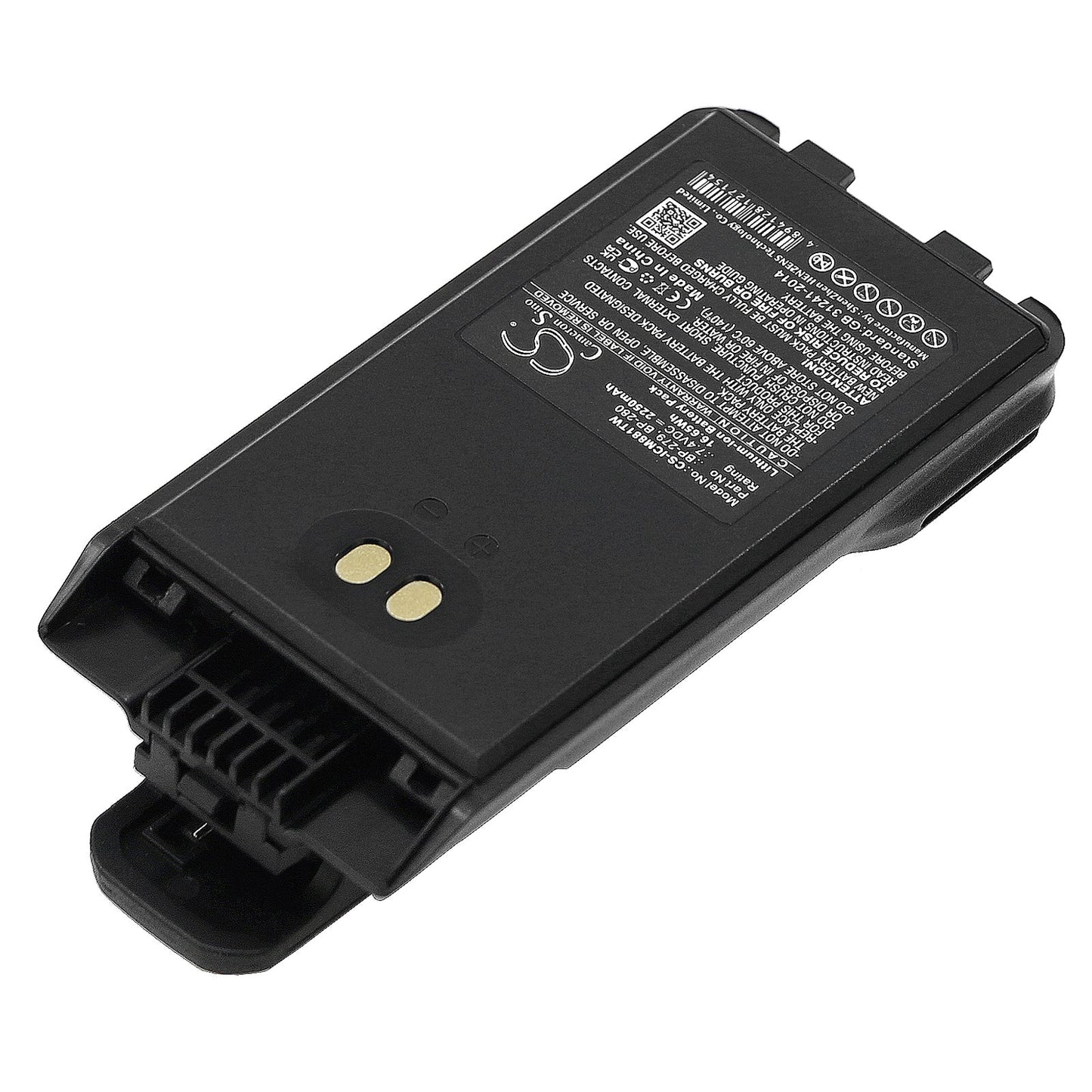 Replacement Battery for Icom F1000 – Two-Way Radio – 2250mAh / 16.65Wh / 7.4V