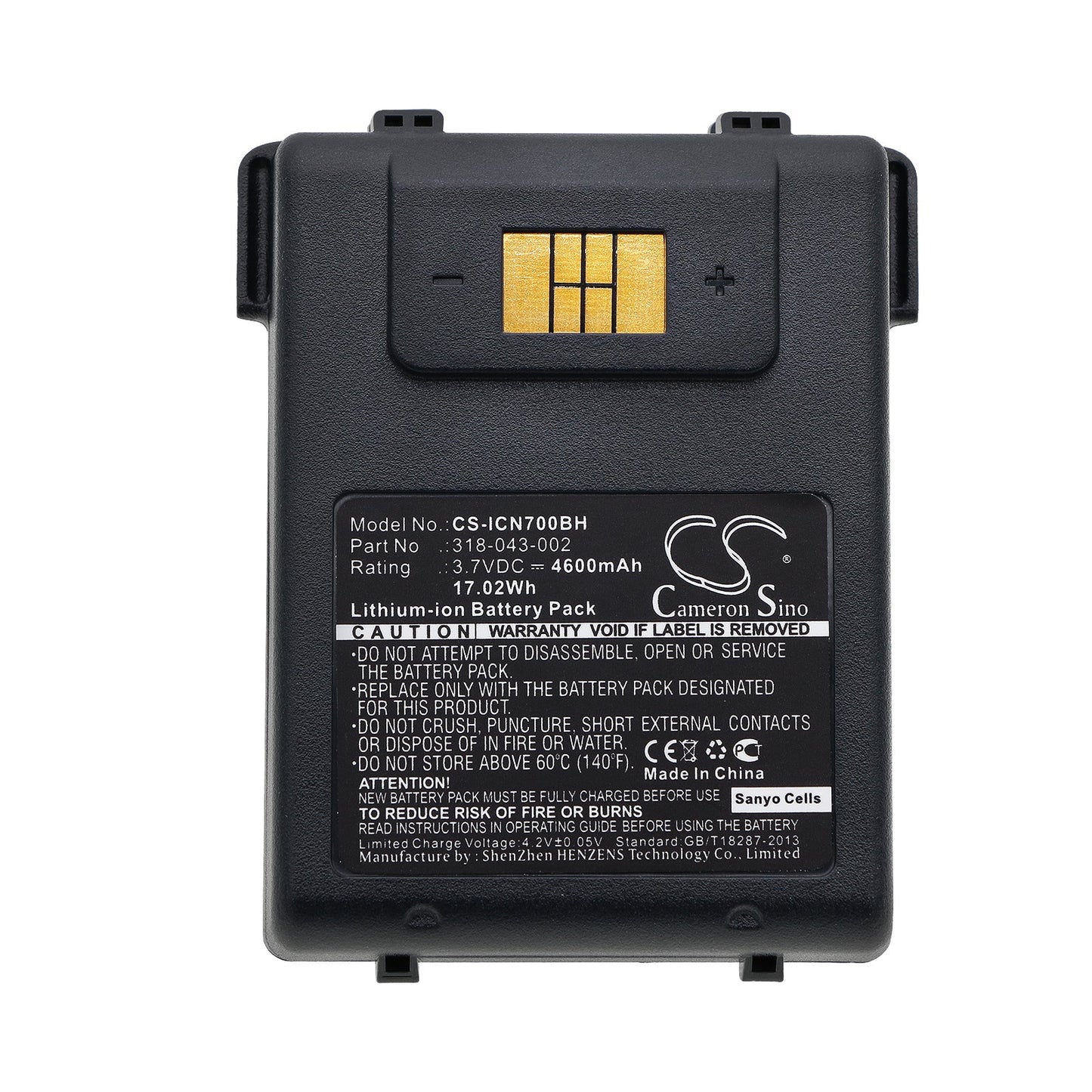 Replacement Battery for Intermec CN70 – Barcode Scanner – 4600mAh / 17.02Wh / 3.7V