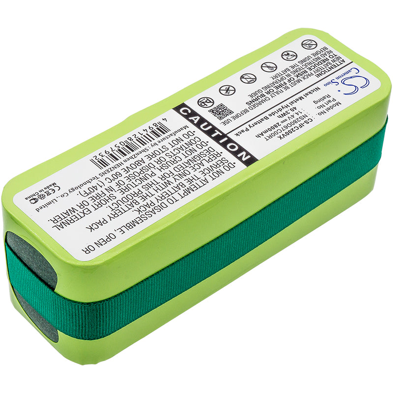 Replacement Battery for Aircraftvacuums Pilot Lux, Pilot Zen – 2800mAh / 40.32Wh