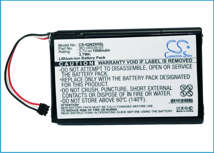 Replacement Battery for Garmin 010-01316-00 – Bicycles Flashlights – 1000mAh / 3.70Wh / 3.7V