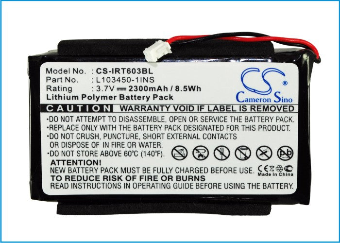 Replacement Battery for Intermec 600 – Barcode Scanner – 2300mAh / 3.7V
