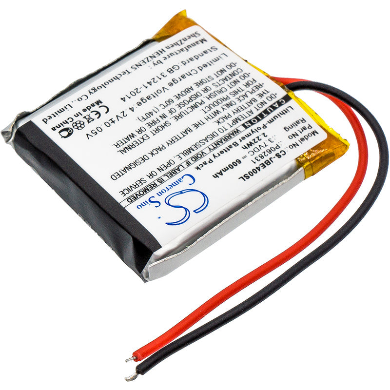 Replacement Battery for JBL Synchros S400BT – Wireless Headset – 600mAh / 2.22Wh / 3.7V