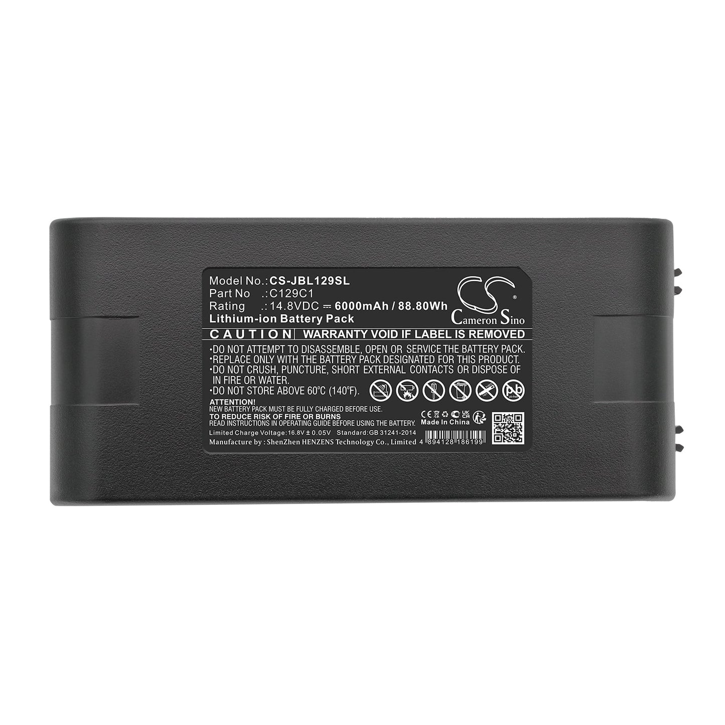 Replacement Battery for JBL EON ONE Compact – Speaker – 6000mAh / 88.80Wh / 14.8V