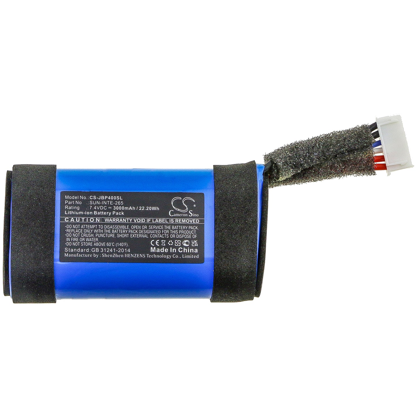 Replacement Battery for JBL PartyBox On-The-Go – 3000mAh / 22.20Wh