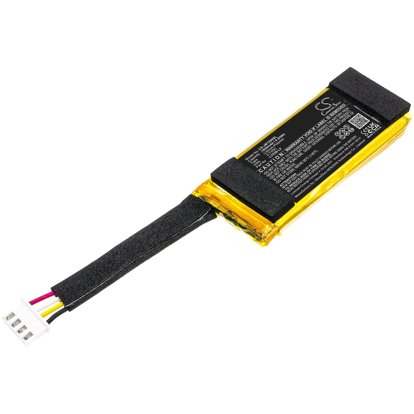 Replacement Battery for JBL AM0304 – Speaker – 1850mAh / 6.85Wh / 3.7V