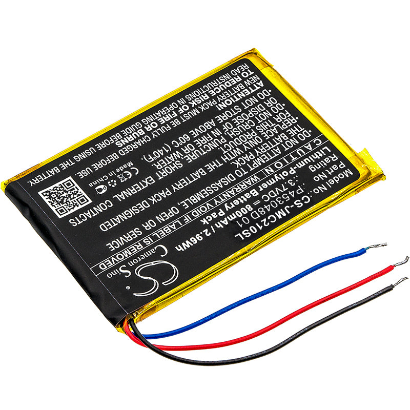 Replacement Battery for JBL Clip 2 Special Edition – 800mAh / 2.96Wh
