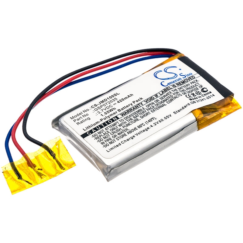 Replacement Battery for JBL GO FF – 420mAh / 1.55Wh