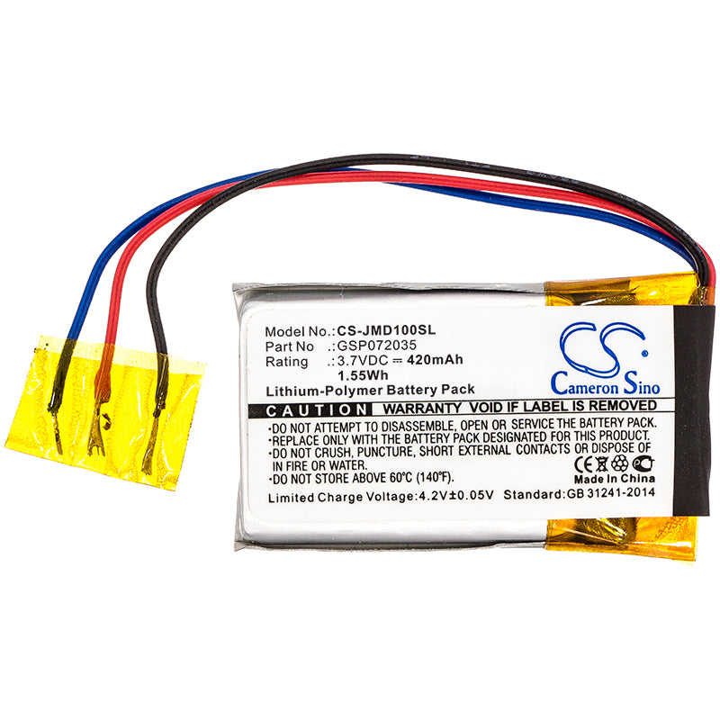 Replacement Battery for JBL GO FF – 420mAh / 1.55Wh