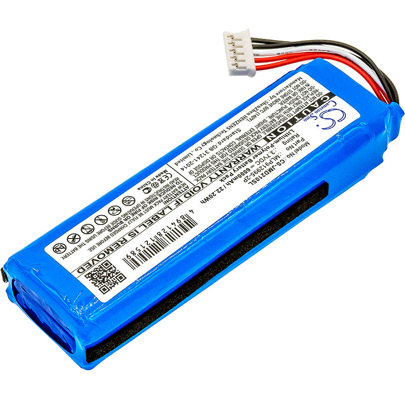 Replacement Battery for JBL Charge 2 Plus – 6000mAh / 22.20Wh