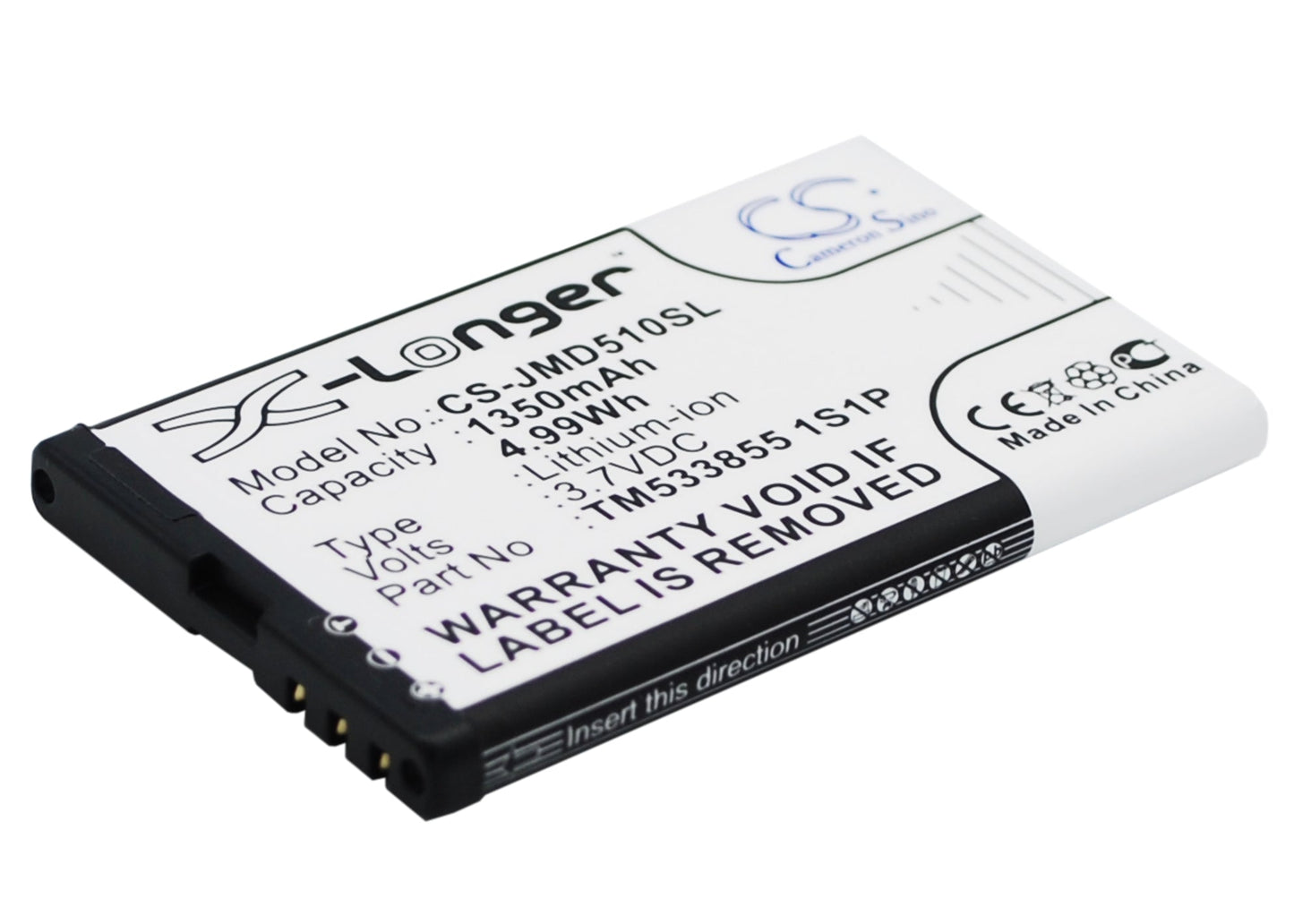 Replacement Battery for JBL MD-51W – Speaker – 1350mAh / 4.99Wh / 3.7V
