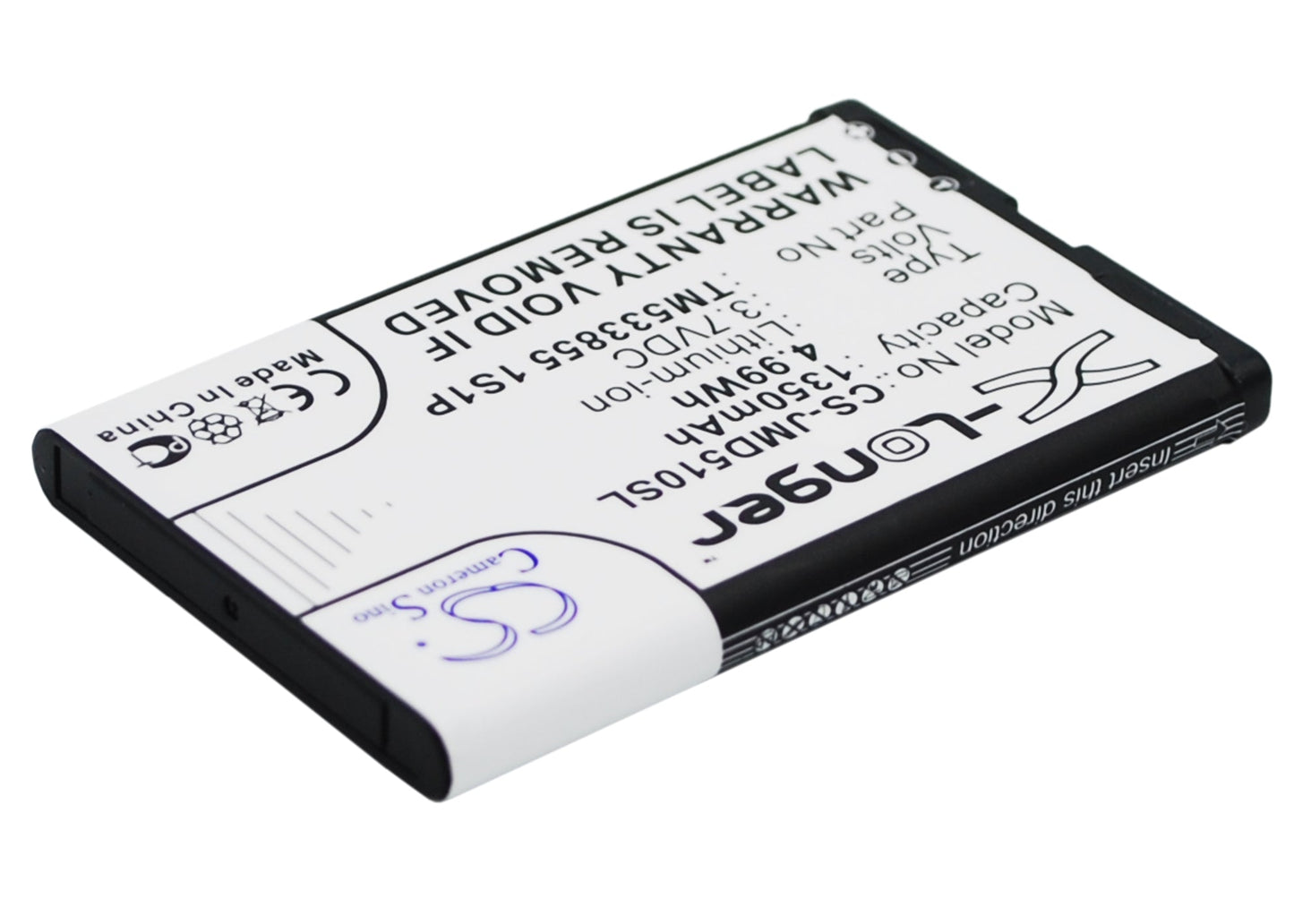 Replacement Battery for JBL MD-51W – Speaker – 1350mAh / 4.99Wh / 3.7V