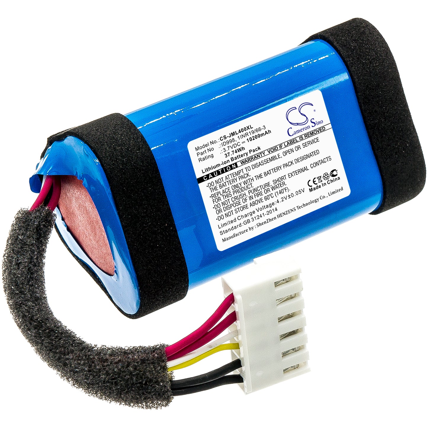 Replacement Battery for JBL Charge 4 – 10200mAh / 37.74Wh
