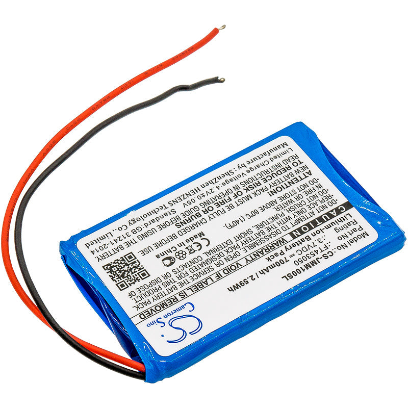 Replacement Battery for JBL Clip+ – Wireless Headset – 700mAh / 2.59Wh / 3.7V