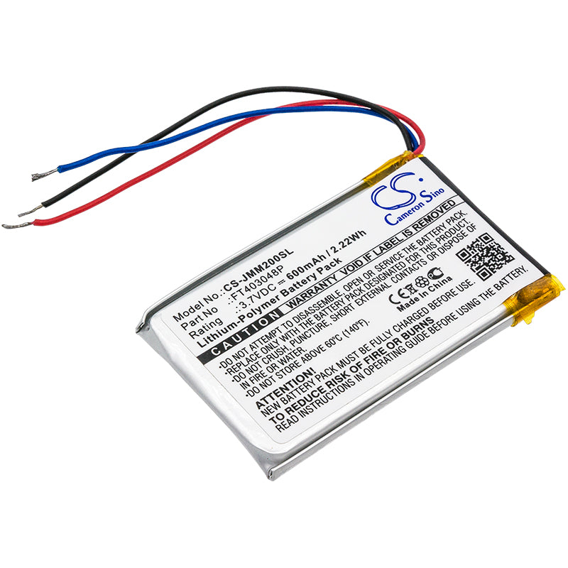 Replacement Battery for JBL Clip – 600mAh / 2.22Wh