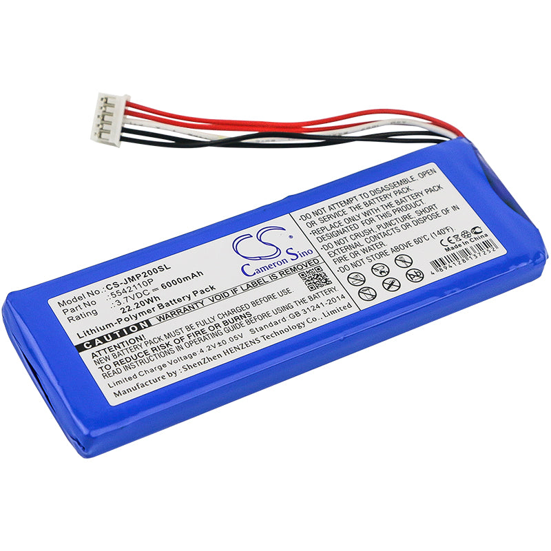 Replacement Battery for JBL Pulse 2 – 6000mAh / 22.20Wh