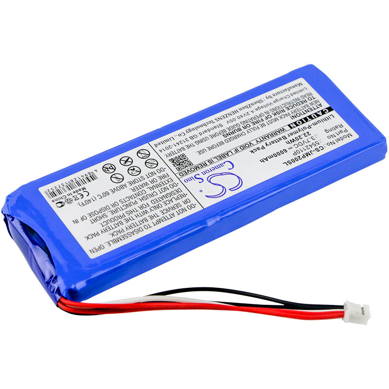 Replacement Battery for JBL Pulse 2 – 6000mAh / 22.20Wh