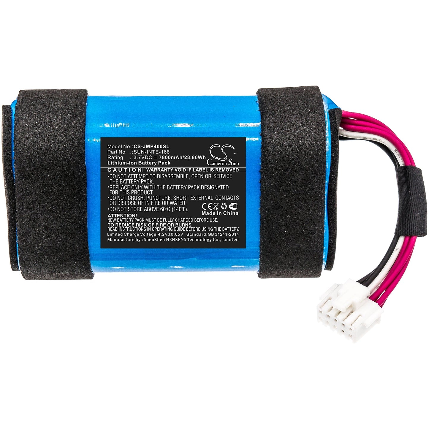 Replacement Battery for JBL Pulse 4 – Speaker – 7800mAh / 28.86Wh / 3.7V