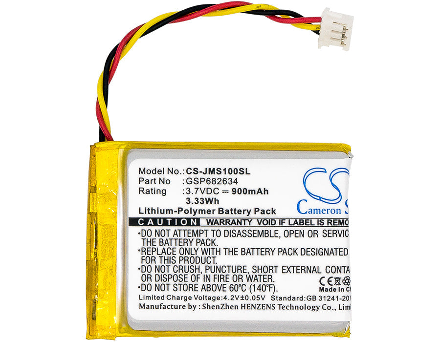 Replacement Battery for JBL Go Smart – Speaker – 900mAh / 3.33Wh / 3.7V