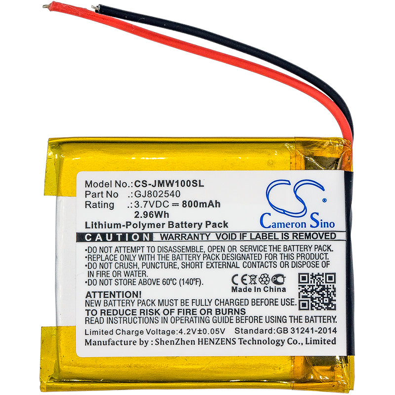 Replacement Battery for JBL Wind – 800mAh / 2.96Wh