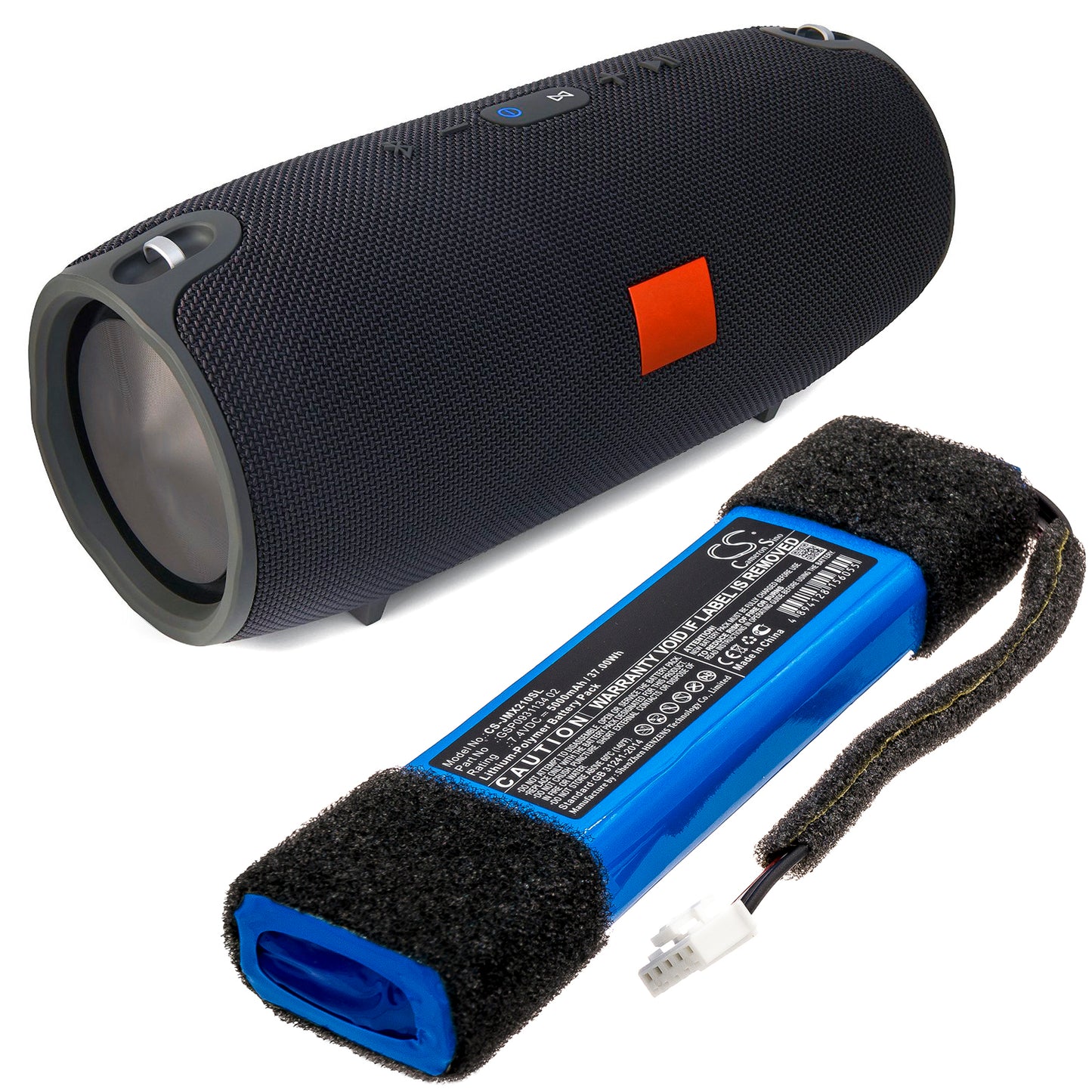 Replacement Battery for JBL Xtreme Splashproof – 5000mAh / 37.00Wh