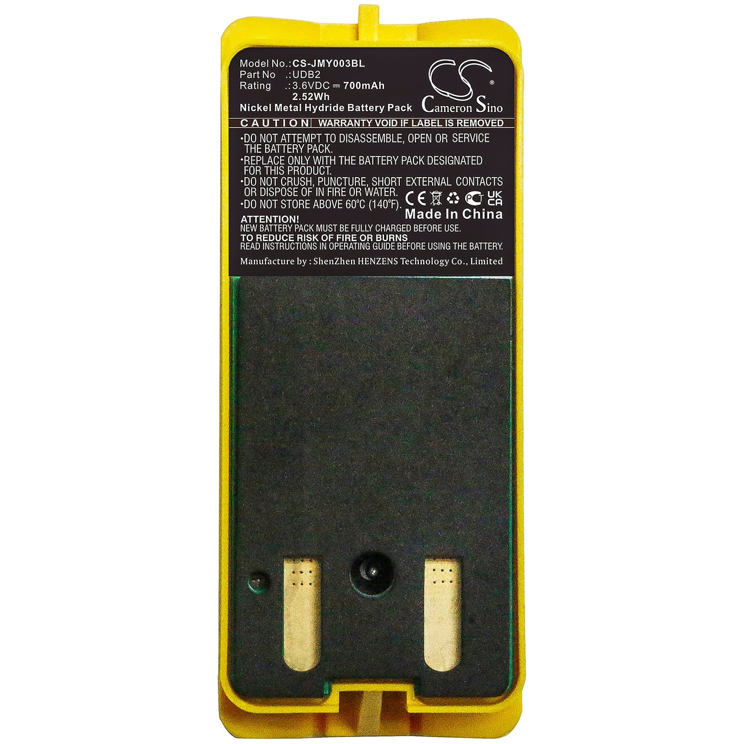 Replacement Battery for JAY A003 HAS – Crane Remote Control – 700mAh / 2.52Wh / 3.6V
