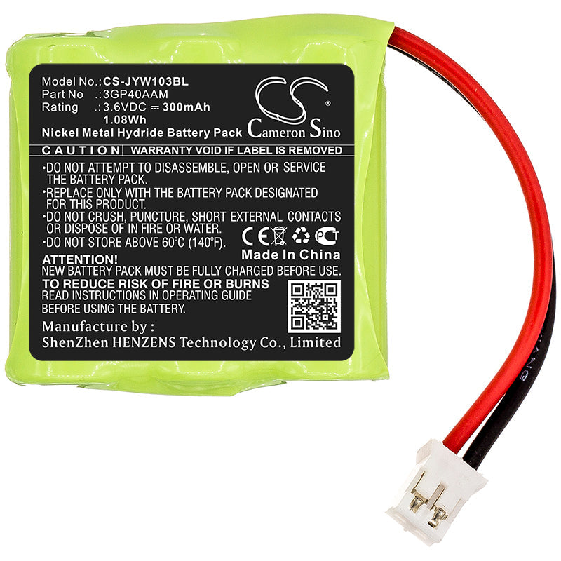 Replacement Battery for JAY Wilpa 1035 – Crane Remote Control – 300mAh / 1.08Wh / 3.6V