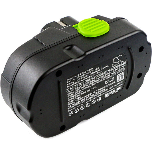 Replacement Battery for Kawasaki  19.2V Unisource – Power Tools – 2000mAh / 38.40Wh / 19.2V