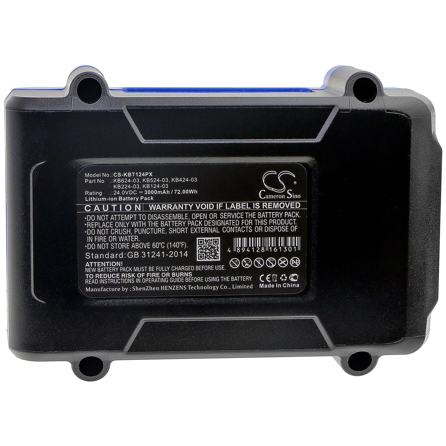 Replacement Battery for KOBALT  0856455 – Power Tools – 3000mAh / 72.00Wh / 24.0V