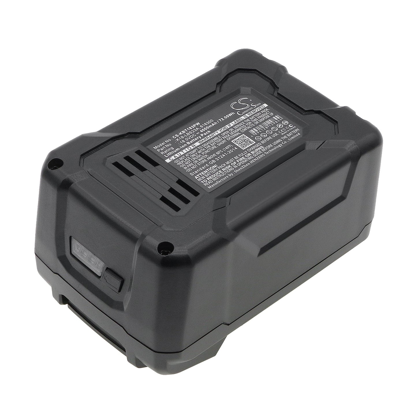 Replacement Battery for KOBALT  K18LD-26A – Power Tools – 4000mAh / 72.00Wh / 18.0V