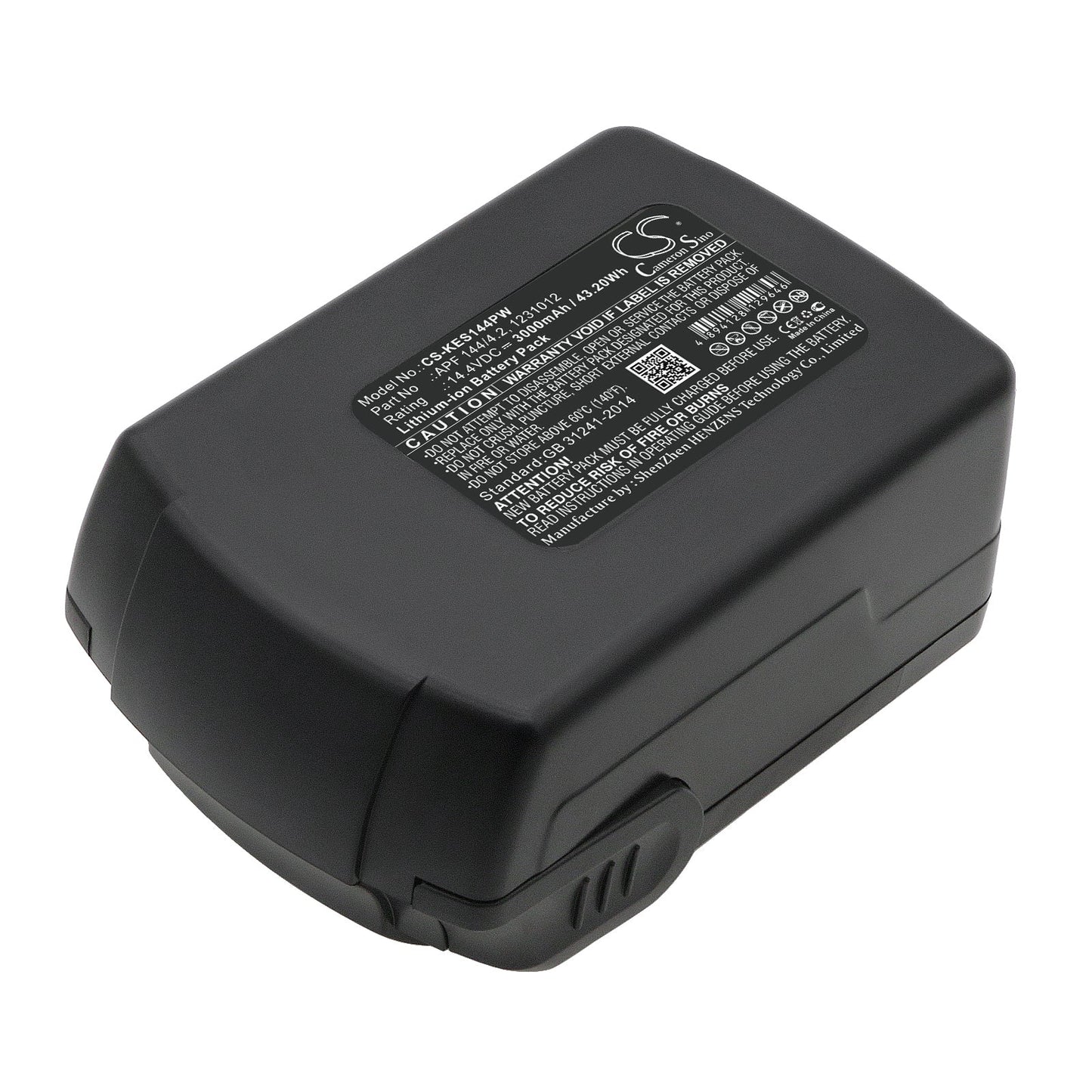 Replacement Battery for Kress  144 AFB – Power Tools – 3000mAh / 43.20Wh / 14.4V