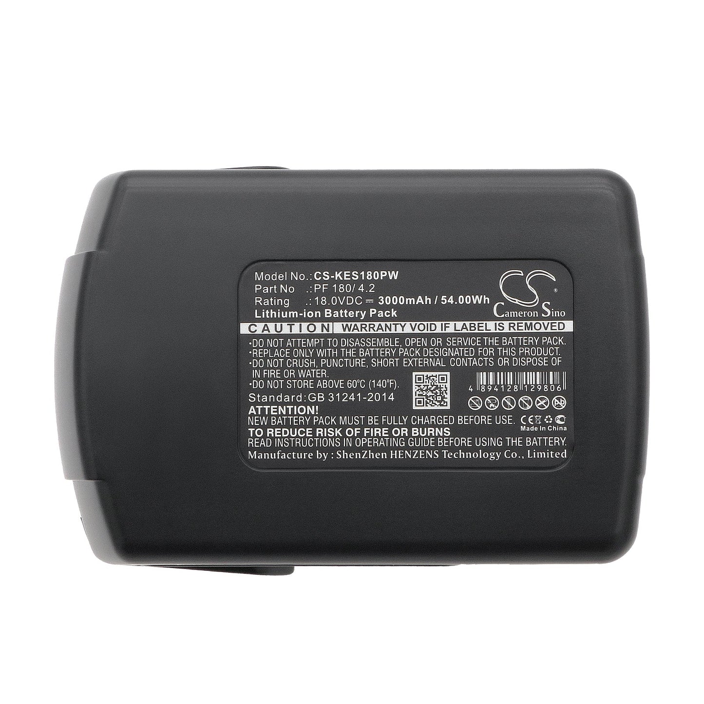 Replacement Battery for Kress  180 AFB – Power Tools – 3000mAh / 54.00Wh / 18.0V
