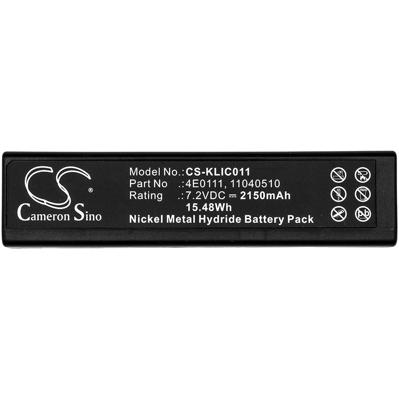 Replacement Battery for Kodak DCS 520 – Equipment, Survey, Test – 2150mAh / 15.48Wh / 7.2V