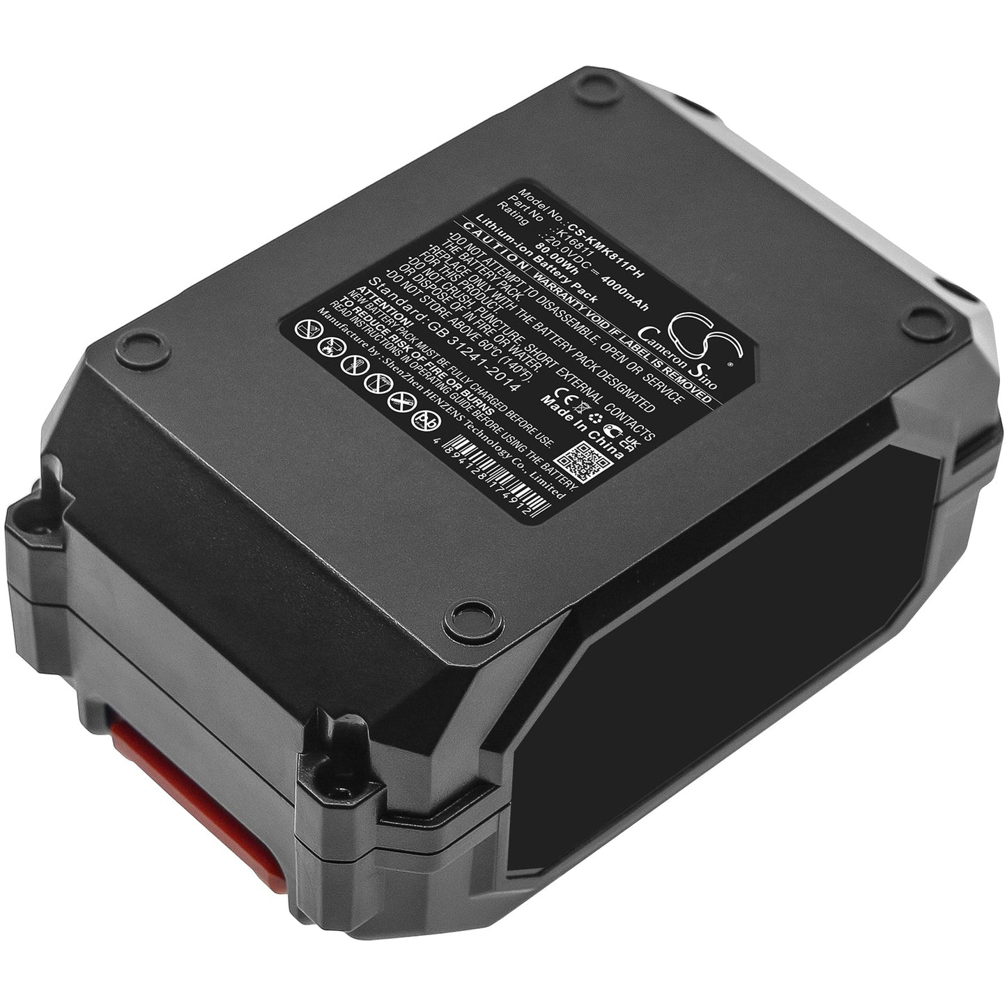 Replacement Battery for Kimo  6 Inch Cordless Chainsaw – Power Tools – 4000mAh / 80.00Wh / 20.0V