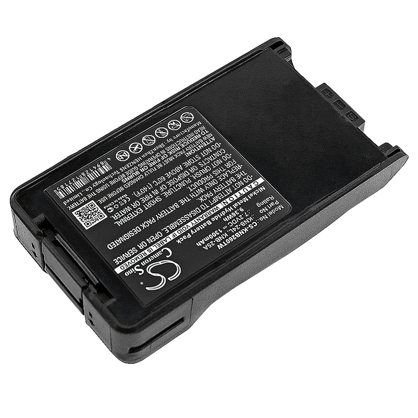 Replacement Battery for Kenwood FTH1010 – Two-Way Radio – 1300mAh / 9.36Wh / 7.2V