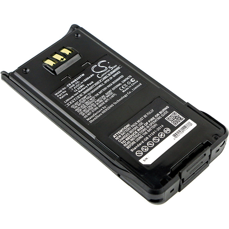 Replacement Battery for Kenwood TK-2180 – Two-Way Radio – 1800mAh / 13.32Wh / 7.4V