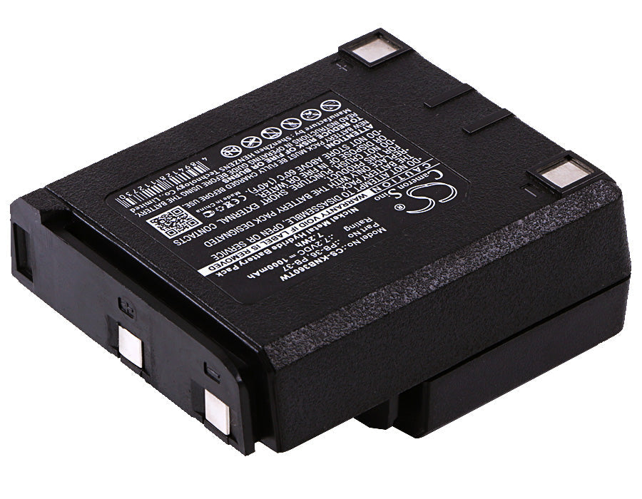 Replacement Battery for Kenwood TH-235 – Two-Way Radio – 1000mAh / 7.2Wh / 7.2V