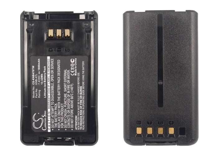 Replacement Battery for Kenwood NX-200 – Two-Way Radio – 1800mAh / 13.32Wh / 7.4V