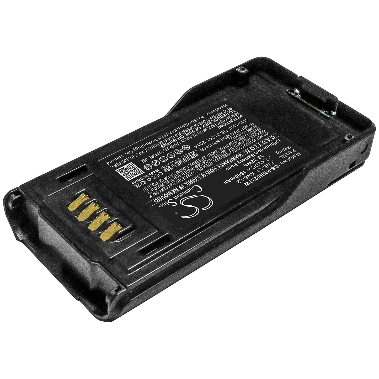 Replacement Battery for Kenwood NX-5000 – Two-Way Radio – 1800mAh / 13.32Wh / 7.4V