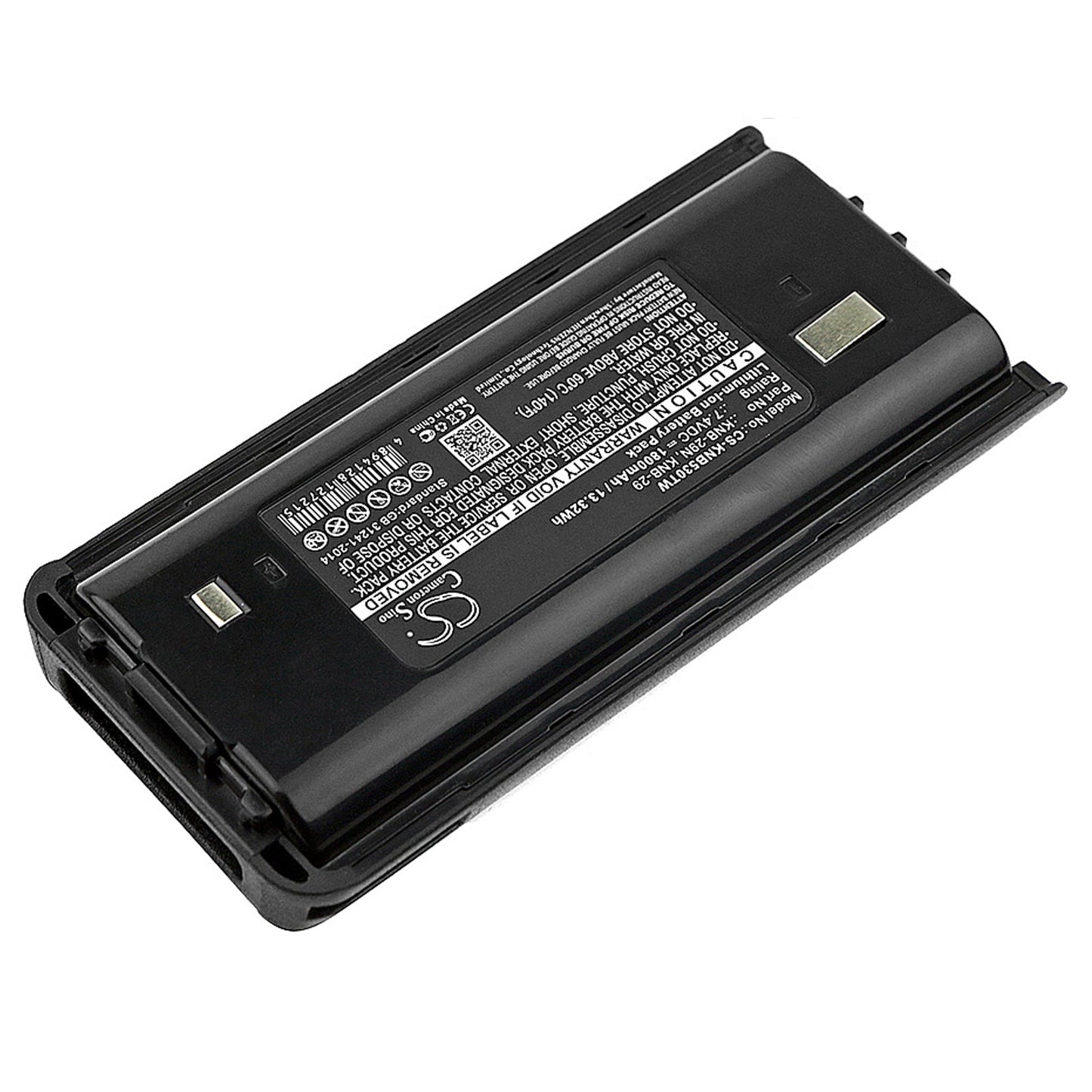 Replacement Battery for Kenwood NX-240 – Two-Way Radio – 1800mAh / 13.32Wh / 7.4V