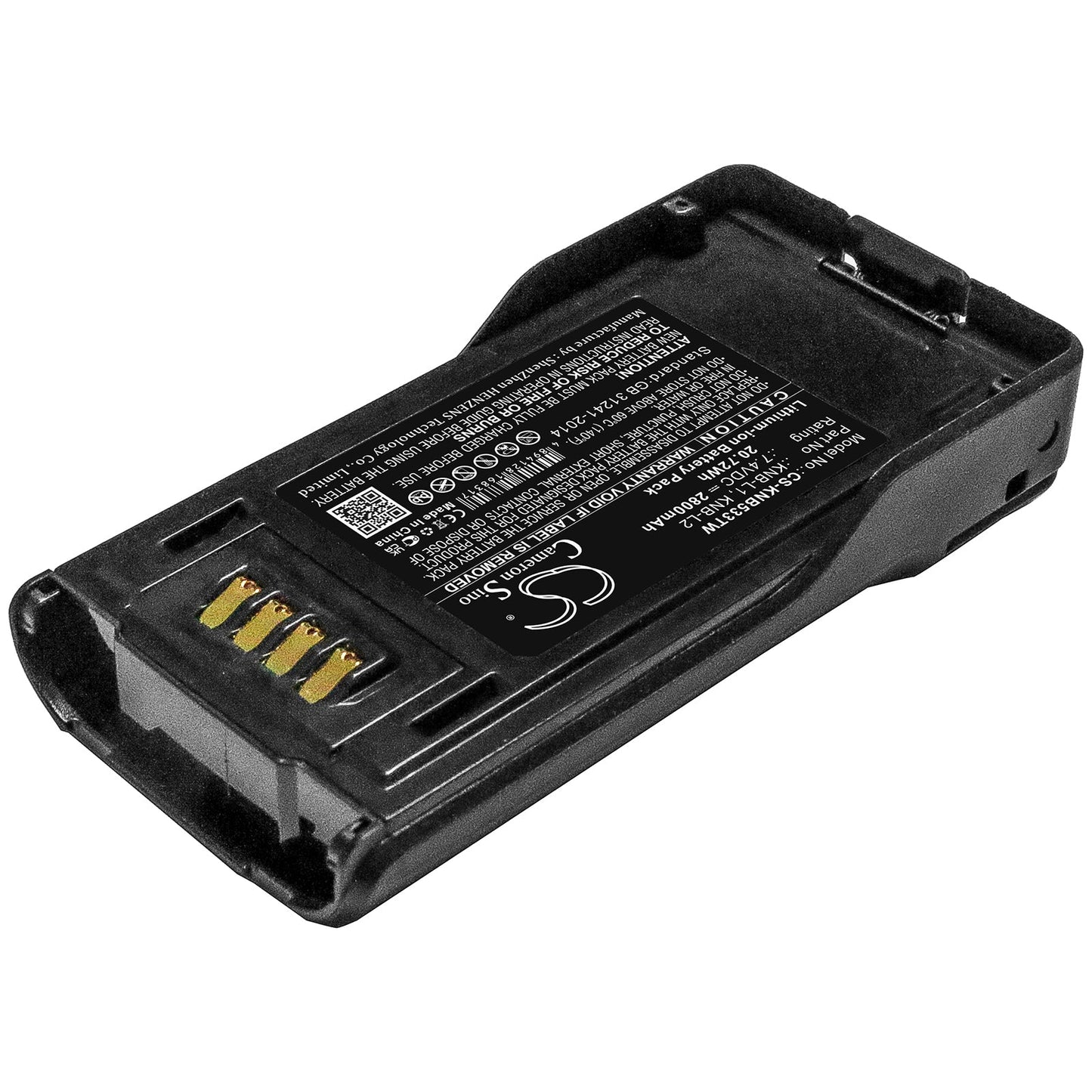 Replacement Battery for Kenwood NX-5000 – Two-Way Radio – 2800mAh / 20.72Wh / 7.4V