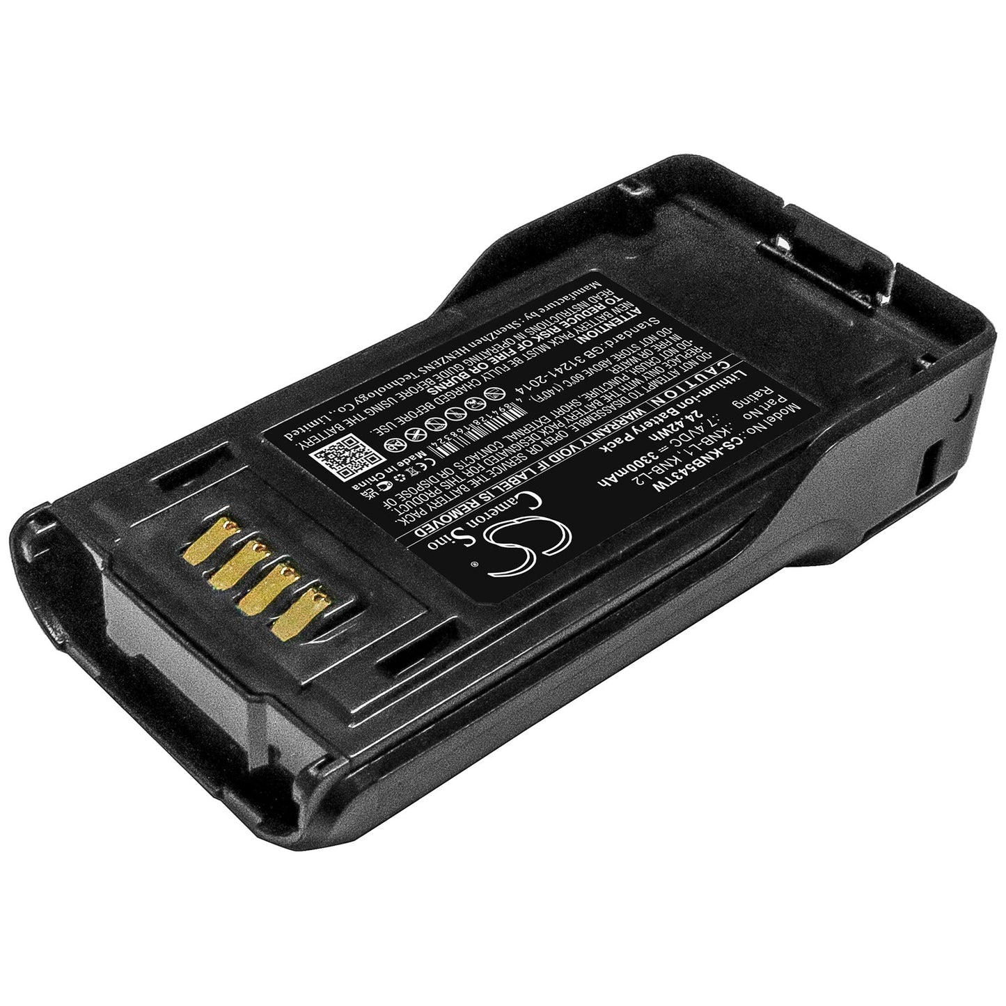 Replacement Battery for Kenwood NX-5000 – Two-Way Radio – 3300mAh / 24.42Wh / 7.4V