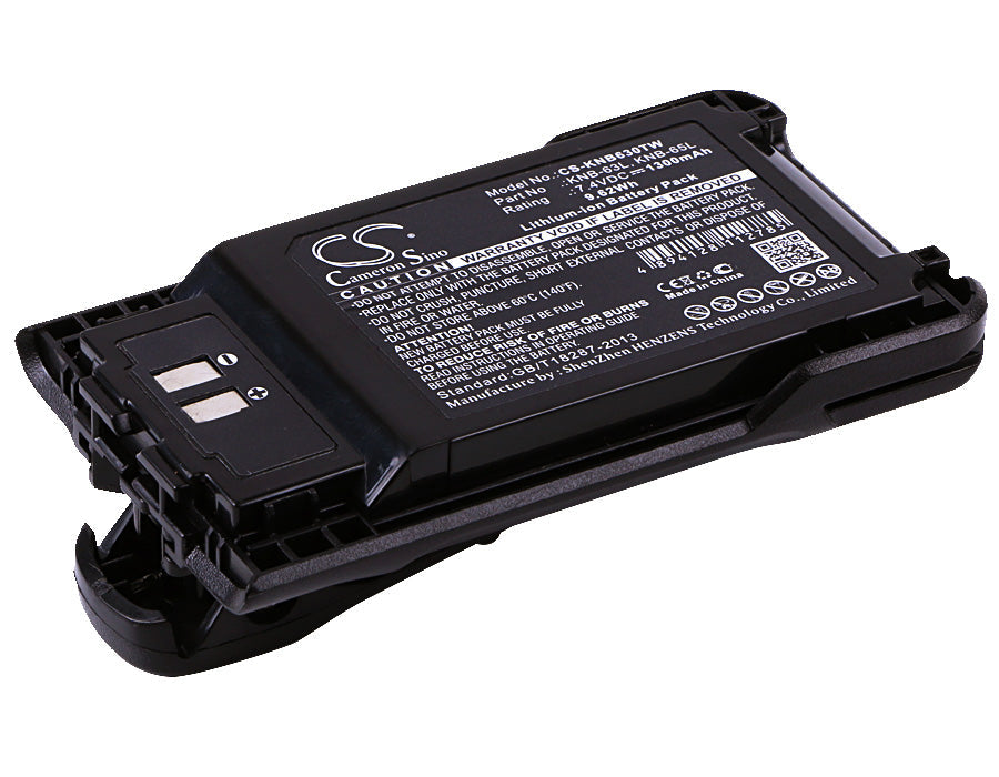 Replacement Battery for Kenwood THK20 – Two-Way Radio – 1300mAh / 9.62Wh / 7.4V