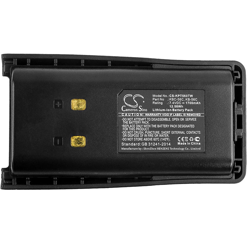 Replacement Battery for Kirisun FP-560 – Two-Way Radio – 1700mAh / 12.58Wh / 7.4V