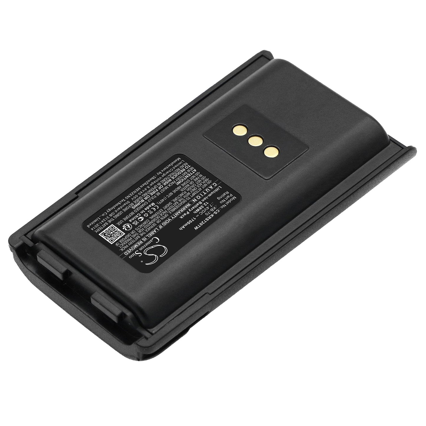 Replacement Battery for Kirisun PT4208 – Two-Way Radio – 1700mAh / 12.58Wh / 7.4V