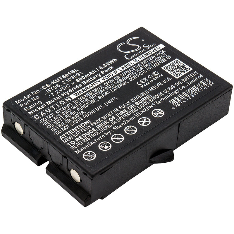 Replacement Battery for IKUSI 2303691 – Crane Remote Control – 600mAh / 4.32Wh / 7.2V